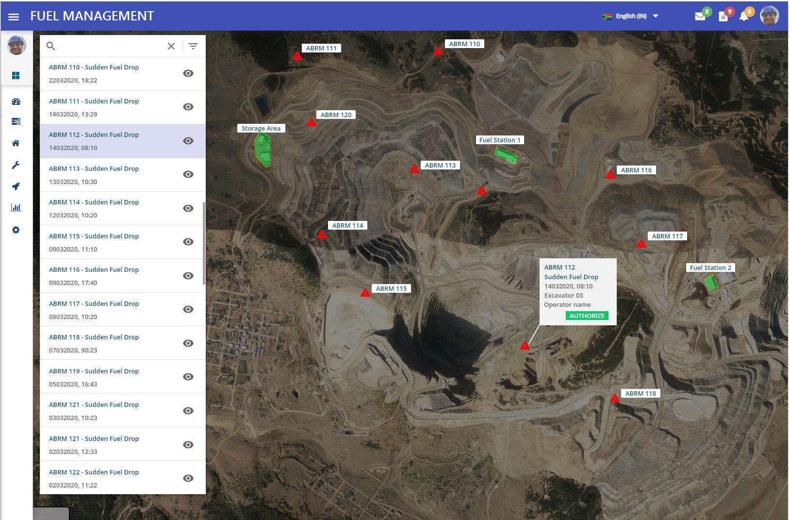 Manage abnormalities easily with real-time alerts.