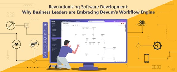 With Devum Workflow Builder, citizen developers can now build complex workflows and processes without relying on professional coders. Discover how Devum's workflow engine is transforming software development with enhanced efficiency giving you a competitive edge.