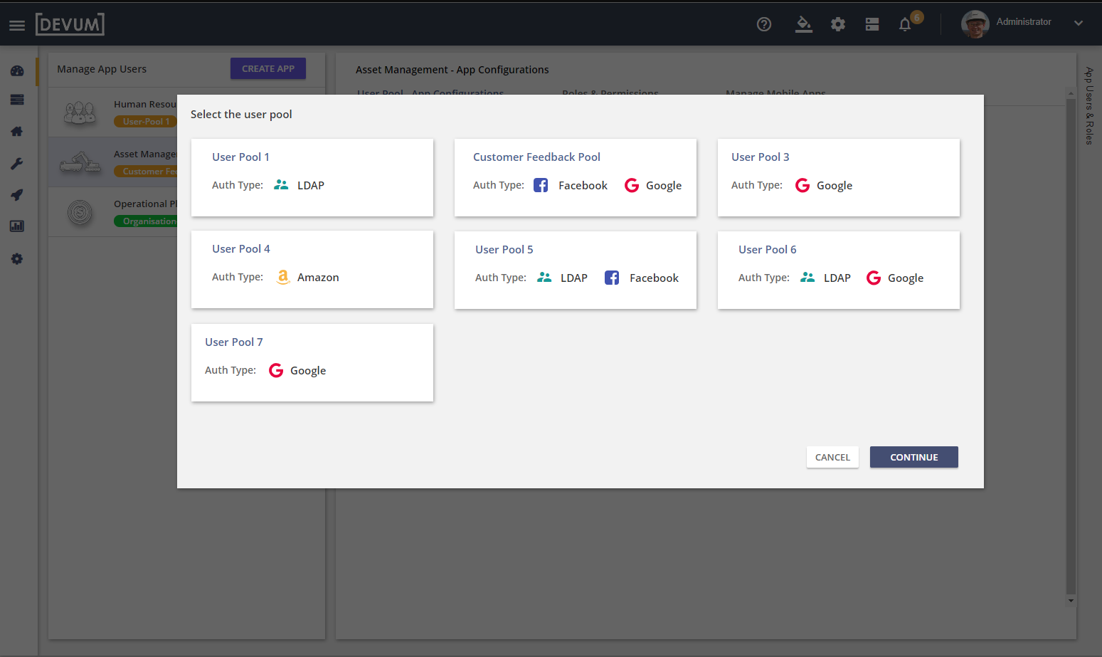 User Pool Groups