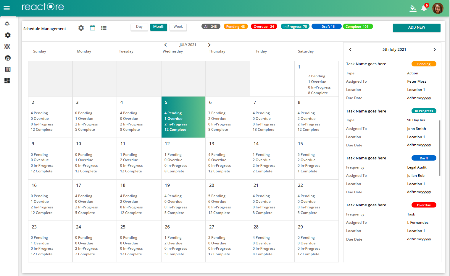 Audit Scheduling